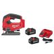 Milwaukee M18 FUEL 18-Volt Lithium-Ion Brushless Cordless Jig Saw with (2) 6.0Ah Batteries and Charger