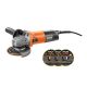 RIDGID 8 Amp Corded 4-1/2 in. Angle Grinder with 4-1/2 in. Metal Cutting Wheel (3-Piece)