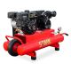 Stark 10 Gal. 6.5 HP Portable Gas-Powered Twin Stack Air Compressor with Built-in Handles