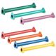 Steel Frame Indoor/Outdoor Playset with 7-Color Monkey Bars Kit, 14-Piece Set