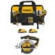 DEWALT 20-Volt MAX Lithium-Ion Cordless 2-Tool Combo Kit and 6-1/2 in. Circular Saw with (2) 4.0 Ah Batteries Charger & Kit Bag