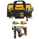 DEWALT 20-Volt MAX Lithium-Ion Cordless 2-Tool Combo Kit and 5/8 in. SDS Plus Hammer Drill w/ (2) 4 Ah Batteries, Charger & Bag