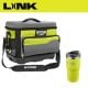 RYOBI LINK Soft Cooler with LINK 20 Ounce Green Tumbler