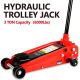 MYWISH 3-Ton Low Profile Steel Racing Floor Jack with Piston Quick Lift