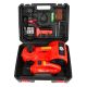 MYWISH Electric Hydraulic Car Jack 5-Ton/11000 lbs. Portable Floor Jack Lift with Impact Wrench Inflatable Pump and LED Light