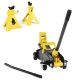 VEVOR Low Profile Floor Jack, 2 Ton (4400 lbs. ) Capacity, Steel Racing Floor Jack with Stands, Single Piston Quick Lift Pump