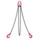 VEVOR Chain Sling, 5/16 in. x 10 ft. Lifting Chains with 2 Leg Grab Hooks, G80 Alloy Steel Lifting Sling, 7000 lbs. Capacity