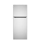 GE - 24 in. Wide 11.9 Cu. Ft. Energy Star Top-Freezer Refrigerator - Stainless Steel