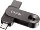 Apple Lexar - 512GB Dual Drive D500 External SSD, 400MB/s Read, USB 3.2, Compatible w/ iPhone 15/16/17, Android, Tablet, Laptops - Titanium