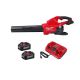 Milwaukee M18 FUEL 18V Lithium-Ion Brushless Cordless Dual Battery Blower w/ Dual Bay Rapid Charger & Two 6Ah HO Battery (2-Pack) 2824-20-48-11-1862-48-59-1802
