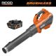 RIDGID 18V Brushless Cordless Blower Kit with 8.0 Ah MAX Output EXP Lithium-Ion Battery R01601BVNM-AC840080