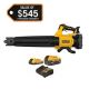 DEWALT 20V MAX 125 MPH 450 CFM Brushless Cordless Handheld Leaf Blower w/ Concentrator Nozzle, 5 Ah & 2 Ah Batteries & Charger DCBL722BW225-2C