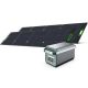 YOSHINO Solid-State Solar Battery Generator 2,000W (1,326Wh) Button Start with 400W (2x 200W) Solar Panels, Camping, Home, RV K20SP22
