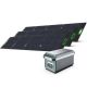 YOSHINO Solid-State Solar Battery Generator 2,000W (1,326Wh) Button Start with 600W (3x 200W) Solar Panels, Camping, Home, RV K20SP23