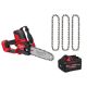 Milwaukee M18 FUEL 18V Lith-Ion Brushless Battery 8 in. HATCHET Mini Pruning Chainsaw (Tool-Only) w/ 8.0 Ah Battery, 8 in. Chain 3004-20-48-11-1881-49-16-2817