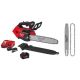 Milwaukee M18 FUEL 14 in. Battery Top Handle Chainsaw Kit w/ 8.0 Ah Battery & Rapid Charger, 14 in. Chainsaw Bar & Chain Combo 2826-21T-49-16-2820