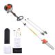 SKYSHALO 10 in. Bar 43CC Gas-Powered Extension Pole Saw, 2-Stroke Cordless Tree Trimmer with Adjustable Length for Tree Pruning ECCYJ43CC11FIMEJL002V0-260325