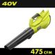 RYOBI 40V 120 MPH 475 CFM Cordless Battery Variable-Speed Jet-Fan Leaf Blower (Tool-Only) RY40LB02B