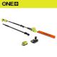 RYOBI ONE+ 18V 18in. Cordless Battery Pole Hedge Trimmer with 2.0 Ah Battery & Charger PCLPHG01K