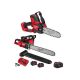 Milwaukee M18 FUEL 18V Lithium-Ion Brushless Battery 8 in. HATCHET Mini Chainsaw w M18 5.0 Ah Battery, M18 Dual Battery Chainsaw 3004-20-48-11-1850-2827-22