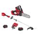 Milwaukee M18 FUEL 18V Lithium-Ion Brushless Battery 8 in. HATCHET Mini Chainsaw w M18 5.0 Ah Battery, M18 FUEL String Trimmer Kit 3004-20-48-11-1850-3016-21ST