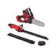 Milwaukee M18 FUEL 18V Lithium Brushless Battery 8 in. HATCHET Mini Chainsaw w M18 5.0 Ah Battery, M18 FUEL 30 in Hedge Trimmer 3004-20-48-11-1850-3034-20
