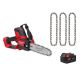 Milwaukee M18 FUEL 18V Lithium-Ion Brushless Battery 8 in. HATCHET Mini Chainsaw w/ M18 5.0 Ah Battery, Replacement Chain (3 PK) 3004-20-48-11-1850-49-16-2817