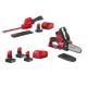 Milwaukee M12 FUEL 8 in. 12V Lithium-Ion Brushless Cordless Hedge Trimmer Kit, M12 HATCHET, (3) M12 HO 5.0 Ah Batteries 2533-21-48-11-2450-2527-20-48-59-2450P