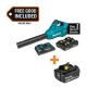 Makita 120 MPH 473 CFM 18V x2 (36V) LXT Lithium-Ion Brushless Blower Kit with 4 5.0 Ah Batteries w/ 18V LXT Battery Pack 5.0Ah XBU02PT1BL1850B