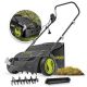 Sun Joe 13 in. 12 Amp Electric Scarifier Plus Lawn Dethatcher with Collection Bag and Replacement Scarifier Blade BDL-A0285
