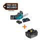 Makita LXT 14 in. 18V X2 (36V) Brushless Battery Top Handle Chainsaw Kit (5.0Ah) with 18V LXT High Capacity Battery Pack 5.0Ah XCU08PT-BL1850B