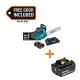 Makita LXT 16 in. 18V X2 (36V) Brushless Battery Top Handle Chainsaw Kit (5.0Ah) with 18V LXT High Capacity Battery Pack 5.0Ah XCU09PT-BL1850B