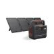 Jackery 1500W/3000W Push Button Start Solar Generator HomePower 1000 v2 with 1pcs 100W air Solar Panel HP1000v2+100Wair