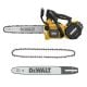 DEWALT FLEXVOLT 60V MAX 14 in. Brushless Cordless Battery Powered Top Handle Chainsaw w/(2) 3Ah Batteries, Charger, Chain Bar DCCS674X2W14B14