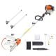 SKONYON Gas Pole Saw 43cc 2-Cycle with 10 in Bar Rotatable Head 6.9-11.8 ft Extendable Tree Trimmer Chainsaw HD114SKHY1420