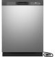 GE - Front Control Built-In Dishwasher w/ 59 dBA (Stainless Steel)