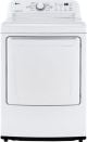 LG - 7.3 cu ft Electric Dryer w/ Sensor Dry - White