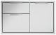DCS by Fisher & Paykel - Professional 36in. Built-in Access Drawers - Brushed stainless steel