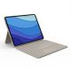 Logitech - Combo Touch iPad Pro 12.9in. Keyboard Case for Apple iPad (5th Gen) - Sand