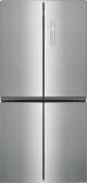 Frigidaire - 17.4-cu. ft. 4-Door French Door Refrigerator - Stainless steel