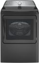 GE Profile - 7.4 Cu. Ft. Smart Electric Dryer w/ Sanitize Cycle and Sensor Dry - Diamond gray