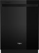 Whirlpool - 24in. Top Control Built-In Dishwasher w/ Stainless Steel Tub, Large Capacity w/ Tall Top Rack, 50 dBA - Black