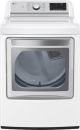 LG - 7.3 Cu. Ft. Smart Electric Dryer w/ Steam and Sensor Dry - White
