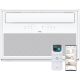 TCL - Q-Series 350 Sq. Ft. 8,000 BTU Smart Window Air Conditioner - White