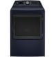 GE Profile - 7.3 Cu. Ft. Smart Electric Dryer with Steam and Tangle Control - Sapphire Blue