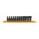 GEARWRENCH 1/4 in. Drive 6-Point Metric Standard Universal Impact Socket Set (12-Piece) 84905