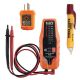 Klein Tools 3-Piece AC/DC Voltage Tester, 12V-1000-Volt AC Dual Range Non-Contact Voltage Tester & GFCI Receptacle Tester Tool Set M2O41267KIT