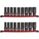 Milwaukee SHOCKWAVE Impact Duty 1/2 in. Drive SAE Deep Well Impact Socket Set (18-Piece) 49-66-7022-49-66-7022