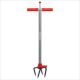 Corona MAX SoilRIPPER 6 in. Steel Tines with Red Comfort Grip Soil Ripper LG13625