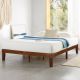 best price mattress Naturalista Classic 12 in. Solid Wood Platform Bed with Wooden Slats, Easy Assembly, Espresso, King HD-CSWPB-12KE